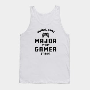 Visual arts major by day gamer by night Tank Top